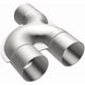 MagnaFlow Smooth Trans Y 2.50-inch stainless steel Y pipe with 90-degree bend for exhaust systems, shown in the image.