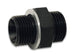 Vibrant Male -8AN to Male 12MM x 1.5 straight adapter fitting with O-ring for fluid connections