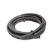 Black Snow 8AN braided stainless PTFE hose for injection pump systems, 15ft length, durable and flexible automotive performance part.