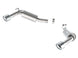Borla 14-15 Camaro SS 6.2L V8 RWD catback ATAK exhaust rear section with single split rear exit, matte black finish.