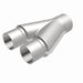 MagnaFlow Y Pipe in aluminum, smooth transition trans Y-2.5/3 inch, 10-inch length, designed for vehicle exhaust systems.