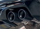 Borla axle back exhaust for 2016 Chevy Camaro V8 SS with dual mode valves and ceramic black finish, rear section with dual exhaust tips.