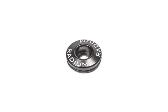 Radium Engineering Nissan fuel injector seat adapter, 30mm size, designed for precise installation of fuel injectors.