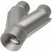 MagnaFlow Y Pipe, 2.5/3 inch diameter, smooth transition, aluminum construction, designed for automotive exhaust systems.