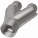 MagnaFlow Y Pipe, 2.5/3 inch diameter, smooth transition, aluminum construction, designed for automotive exhaust systems.