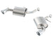 Borla axle-back exhaust system for 2016-2017 Chevy Camaro 3.6L V6 with single split rear exit, chrome finish and dual exhaust tips