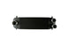 Black Turbosmart intercooler for Ford Ranger Raptor V6 Ecoboost, showcasing the sleek core and mounting brackets.