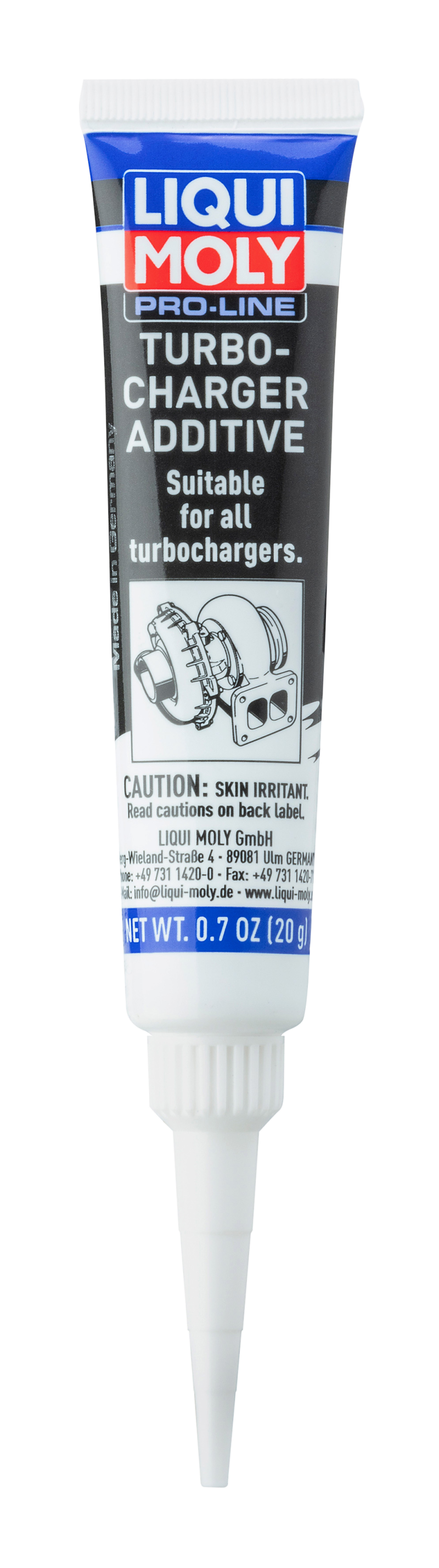 LIQUI MOLY Pro-Line Turbocharger Additive bottle, automotive additive for turbocharger performance and engine protection.