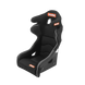 RaceQuip FIA containment racing seat in large size, black with side supports, designed for high-performance motorsport safety.