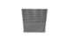 Vibrant universal oil cooler core measuring 12x12x2 inches, with metal fins and inlet/outlet fittings for automotive cooling system