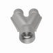 MagnaFlow Y pipe, smooth transition, 2.5/3 inch diameter, aluminum construction, designed for automotive exhaust systems.