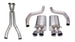 CORSA Performance X Pipe for automotive exhaust system, showcasing the sleek metal design and precise welding details.