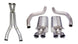 CORSA Performance X Pipe for automotive exhaust system, showcasing the sleek metal design and precise welding details.