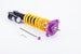 KW 8mm rebound adjustment extension for shocks and struts, 350mm long, designed for KW suspension systems.