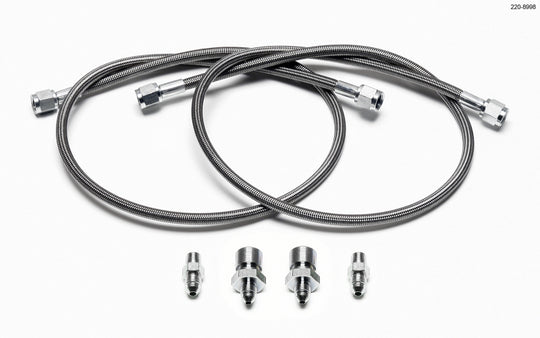 Wilwood brake line kit for 1999-2006 GM 1500/2500 trucks with TC caliper, flexible brake line set for enhanced safety and performance.