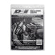 DEI Titanium 4-inch knit exhaust wrap sleeve, 24 inches long, designed for high-temperature exhaust system insulation.