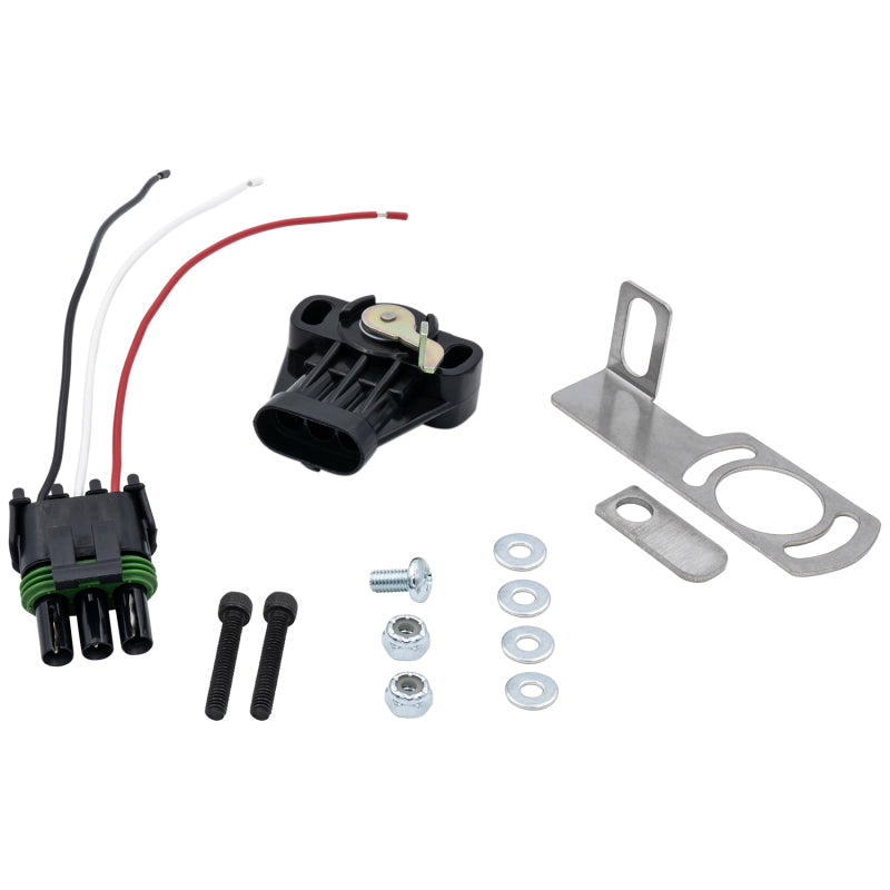 Innovate Motorsports Holley Style 4-Barrel Carburetor Throttle Position Sensor gauge component with 0-5V output.