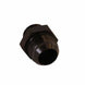 Aeromotive AN-12 ORB to AN-16 flare fitting showing the metal fittings with threaded and flare ends for automotive use