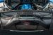 Corvette C8/Z06 carbon fiber air intake trunk panel with polycarbonate from CORSA Performance, showcasing sleek, lightweight automotive accessory.