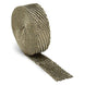 DEI titanium exhaust wrap roll, 1 inch by 15 feet, with textured surface for heat insulation and automotive performance.