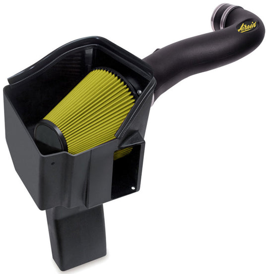 Airaid cold air intake system for 2015-2018 GM 1500, Tahoe, Suburban, Yukon V8-5.3L engine, showing the black performance air filter and intake tube.