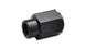Vibrant LS engine fuel pressure adapter fitting showing metal construction and threaded ends for secure connection.