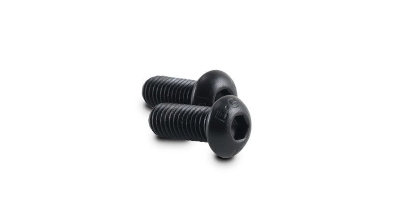 Vibrant M8 x 1.25 x 20mm screws for oil flanges, part of engine gasket hardware, shown in a pack of two.