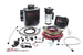 Snow Performance Stage 4 Boost Cooler Platinum water injection kit with SS braided line and 4AN fitting, designed for performance vehicles.