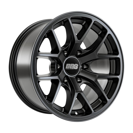 BBS TS-P 17x9 inch satin black cast wheel with 6x139.7 bolt pattern, 106.1mm center bore, and ET0 offset.