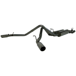 MBRP catback exhaust system for 2003-2007 Chevy/GMC 2500 HD 6.0L EC-SB with dual split side pipes, stainless steel construction.