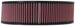K&N Engineering custom round air filter with 14-inch diameter, 12-inch inner diameter, and 4-inch height for drop-in air filtration.