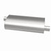 MagnaFlow Mag SS muffler with 22x5x11 inch dimensions and 3x3 inlet/outlet showing polished stainless steel finish.