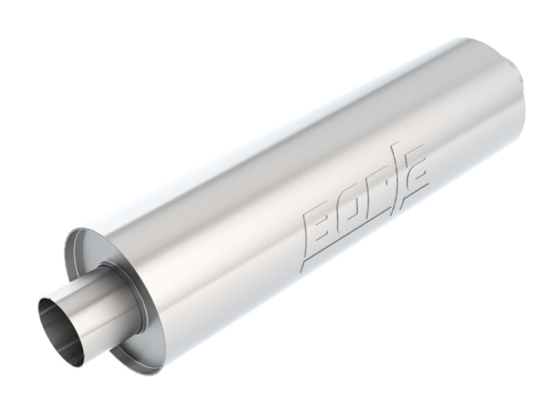 Borla 3-inch inlet/outlet turbo XL muffler with 6.75-inch diameter and 24-inch length for truck exhaust systems.