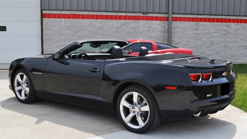 Polished CORSA Performance Catback exhaust for 2011-2015 Chevrolet Camaro SS 6.2L V8 manual, showing the sleek stainless steel piping