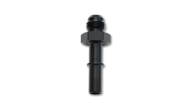 Vibrant -6AN to 5/16 inch hose barb push-on EFI adapter fitting for fuel system applications.