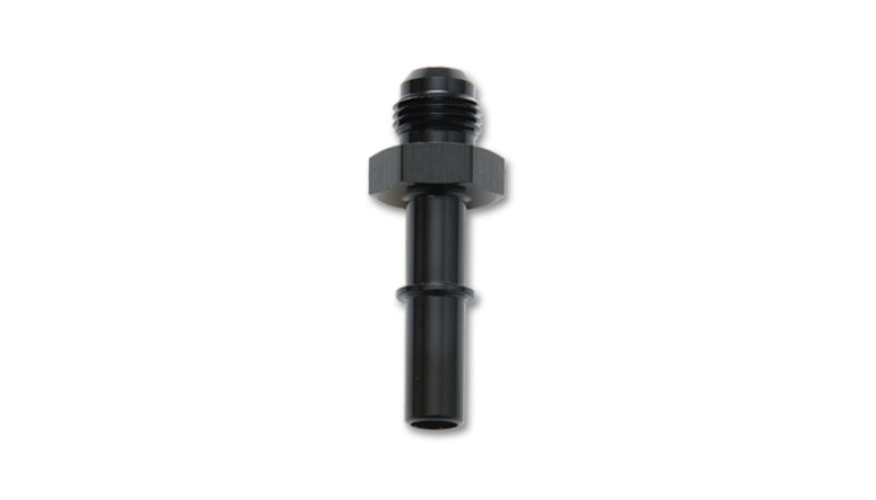 Vibrant -6AN to 5/16 inch hose barb push-on EFI adapter fitting for fuel system applications.