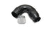 Vibrant -6AN 120-degree hose end fitting for PTFE lined hoses, showcasing durable metal construction and precise angle fitting.