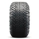 Mickey Thompson Baja Belted II UTV tire 18.5/39R17LT 125P C OWL with rugged treads for on-road off-road performance