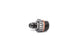 Radium Engineering fuel line with Radium PCV valve, 10AN ORB to 6AN male fitting, black hoses and metal connectors.