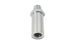 Vibrant replacement oil filter bolt with 3/4-16 thread for oil coolers, metallic finish, showing detailed threading and hex head.