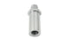 Vibrant replacement oil filter bolt with 3/4-16 thread for oil coolers, metallic finish, showing detailed threading and hex head.