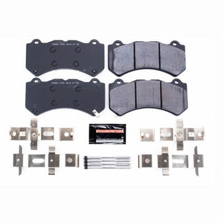 PowerStop racing front brake pads for 2016-2019 Cadillac ATS, high-performance track day brake pads, close-up view