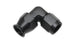 Vibrant -4AN forged aluminum non-swivel hose end fitting for PTFE lined hoses, durable and lightweight for high-performance applications.