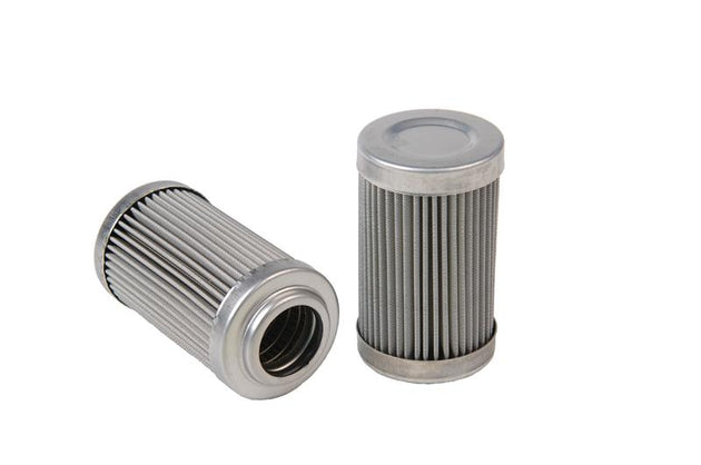 Aeromotive fuel filter replacement 100 micron stainless steel element for 12304, 12307, 12324 filter assemblies.