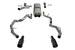 Corsa 25-26 RAM 1500 RHO Crew Cab 3.0L Turbo Catback exhaust with dual rear exit and 5-inch black Pro Series tips