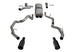 Corsa 25-26 RAM 1500 RHO Crew Cab 3.0L Turbo Catback exhaust with dual rear exit and 5-inch black Pro Series tips
