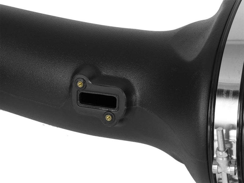 aFe Momentum Pro Dry S cold air intake system installed in a 2015-2017 Chevy Corvette Z06 V8 6.2L engine bay