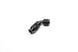 Black Radium Engineering -6AN 45-degree PTFE hose end fitting with durable metal construction and precision threading.
