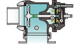 HKS Racing SQV universal blow-off valve with black and silver finish, showcasing its compact design and pressure release features.