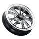 Weld Belmont Drag 18x5 cast wheels in gloss black with 5x120 bolt pattern, ET-23 offset, and 78.1mm bolt diameter.